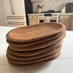 Wooden Oval Tray